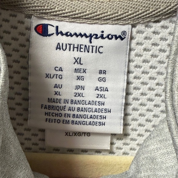 Nebraska Huskers Light Gray Quarter-Zip Pullover with Red Trim - Picture 2 of 3